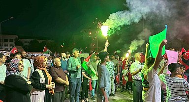 Gölbaşı'nda özgür Filistin mitingi düzenlendi