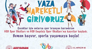 GSB Spor okullarına kayıtlar başladı