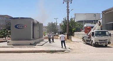 Trafodan yükselen dumanlar korkuttu