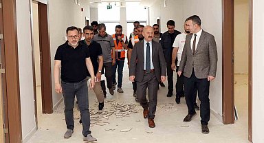 Vali Varol, sağlık müdürlüğü binasını inceledi