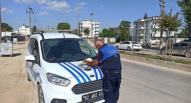 Yola çimento döken miksere cezai işlem uygulandı