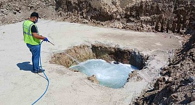 Adıyaman'da ilaçlama çalışmaları sürüyor