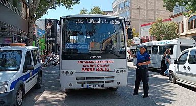 Adıyaman'da toplu taşıma araçlarında klima ve temizlik denetimi