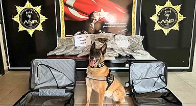 Servis aracında 10 kilo 700 gram uyuşturucu ele geçirildi