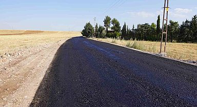 Şikayetlere neden olan yol asfaltlandı
