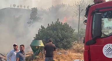 Yangını söndürmek isterken traktör devirdi: 1 yaralı