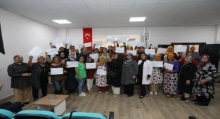 600 kursiyer eğitimlerini tamamladı