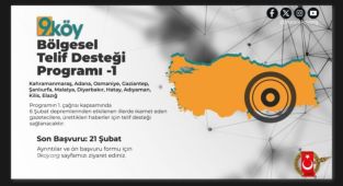 9. Köy Projesi Bölgesel Telif Desteği Programı Başvuruları Başladı
