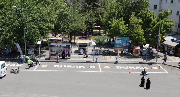 Adıyaman Belediyesi, Duraklarda Düzenleme Yapıyor