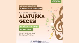 Adıyaman Belediyesi Konservatuvarından ‘Alaturka Gecesi’