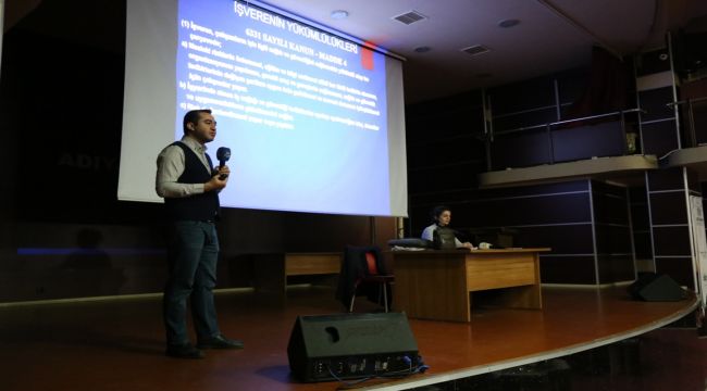Adıyaman Belediyesi’nde İş Sağlığı ve İş Güvenliği Eğitimi