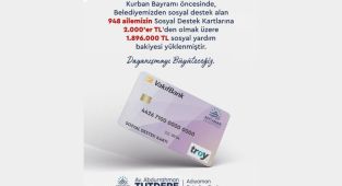 Adıyaman Belediyesi’nden Kurban Bayramı öncesi 948 aileye destek