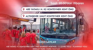 Adıyaman Belediyesi’nden Milli Maç için dev organizasyon