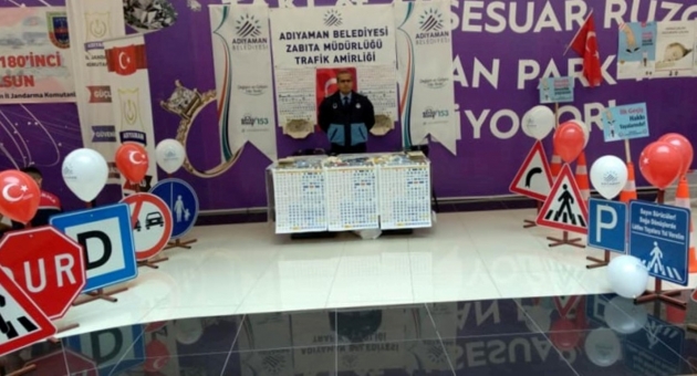 Adıyaman Belediyesi’nden ‘Trafik Haftası’ Standı
