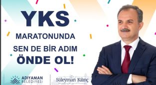 Adıyaman Belediyesi’nden YKS sınavına hazırlanan öğrencilere destek