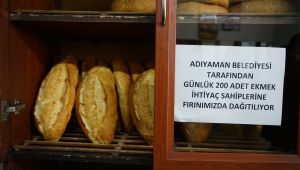 Adıyaman Belediyesi'nin 'askıda ekmek' uygulaması yaygınlaştırılıyor