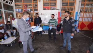 Adıyaman Belediyesinden Küçük Sanayi Sitesi Esnafına Maske