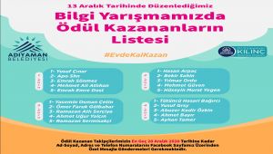 Adıyaman Belediyesinin online yarışmasına yoğun ilgi