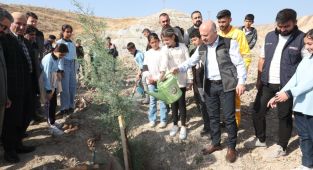 Adıyaman'da 10 bin fidan toprakla buluşturuldu