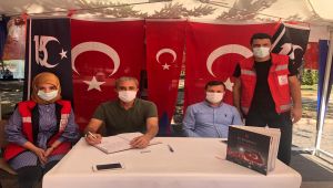 Adıyaman'da 15 Temmuz anı defteri oluşturuldu