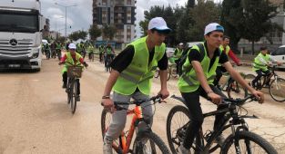Adıyaman’da 150 bisikletli sağlık için pedal çevirdi - Videolu Haber
