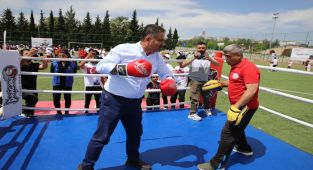 Adıyaman'da 19 Mayıs Atatürk'ü Anma, Gençlik ve Spor Bayramı kutlandı