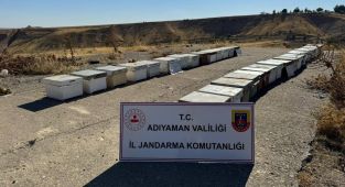 Adıyaman'da 35 arı kovanı hırsızlığına 1 gözaltı