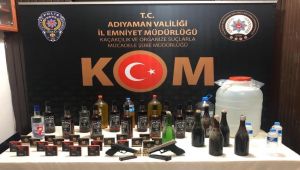 Adıyaman’da Alkol Operasyonu: 3 Gözaltı