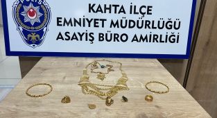 Adıyaman'da altın hırsızlığına 1 gözaltı