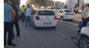 Adıyaman'da ani fren kazası: Trafik kısa sürede açıldı