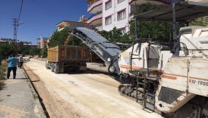 Adıyaman’da asfalt öncesi hazırlık çalışması devam ediyor