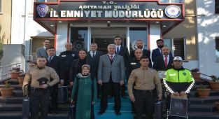 Adıyaman'da 'ayın polisleri' ödüllendirildi