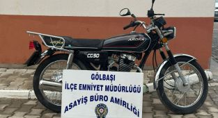 Adıyaman’da çalınan motosiklet Kahramanmaraş’ta bulundu