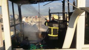 Adıyaman’da çatı katı yangını