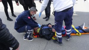 Adıyaman’da devrilen motosiklet sürücüsü yaralandı - Videolu Haber