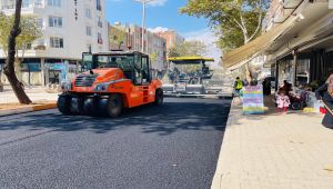 Adıyaman’da Hısn-ı Mansur Caddesi asfaltlanıyor