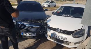 Adıyaman'da iki araç çarpıştı: 1 kişi yaralandı