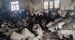 Adıyaman’da iş yeri alev alev yandı - Videolu Haber