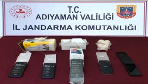 Adıyaman'da kaçak cep telefonu operasyonu: 1 gözaltı