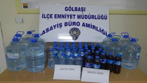 Adıyaman'da Kaçak İçki Operasyonu