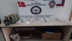 Adıyaman'da Kaçak İçki Ve Sigaraya 1 Gözaltı