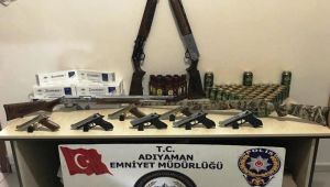 Adıyaman'da Kaçak Silah Operasyonu :1 Gözaltı