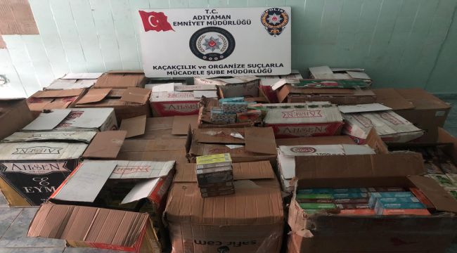 Adıyaman'da Kaçak Tütün Operasyonu:1 Gözaltı