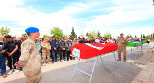 Adıyaman'da Kıbrıs Gazisi toprağa verildi