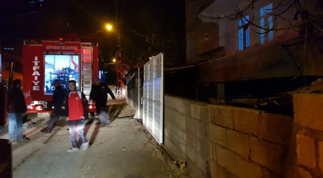 Adıyaman’da Odunluk Yangını Korkuttu