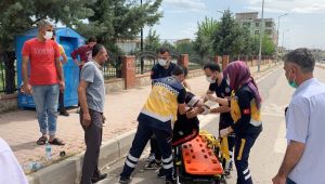Adıyaman’da otomobil ile motosiklet çarpıştı: 2 yaralı