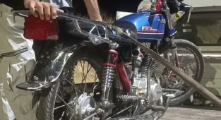 Adıyaman'da plakasız ve ehliyetsiz motosiklet sürücüsüne ceza