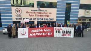 Adıyaman'da Sağlıklı Yaşam Yürüyüşü Etkinliği
