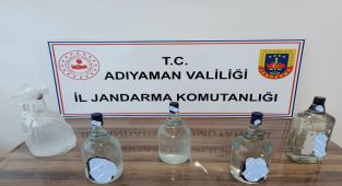 Adıyaman'da sahte alkole 1 gözaltı