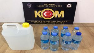 Adıyaman’da sahte içki operasyonu:1 gözaltı